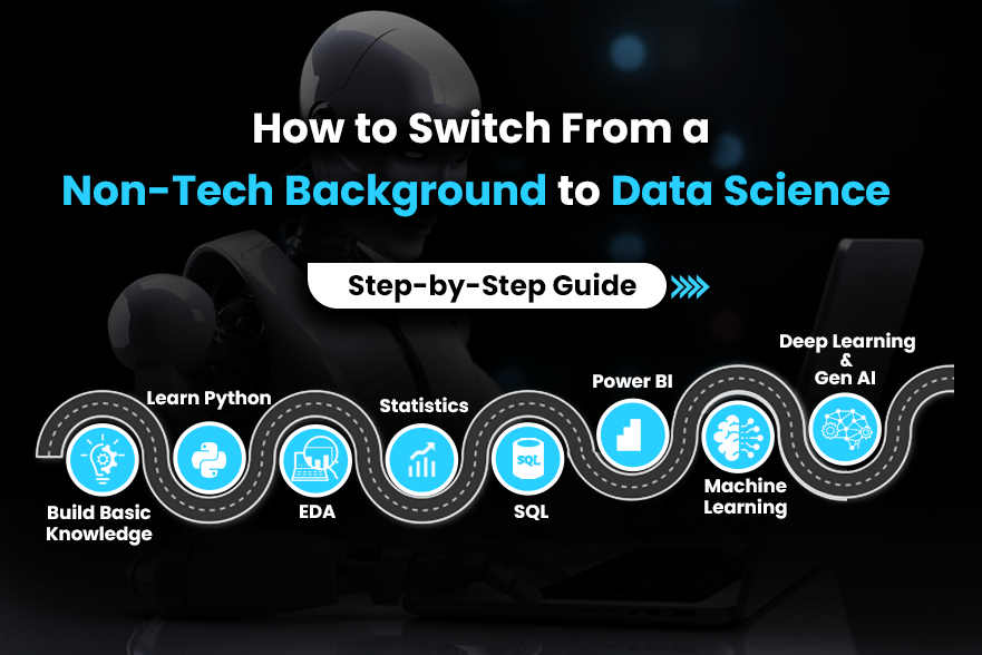 How to Switch From a Non-Tech Background to Data Science, Step-by-Step Guide
