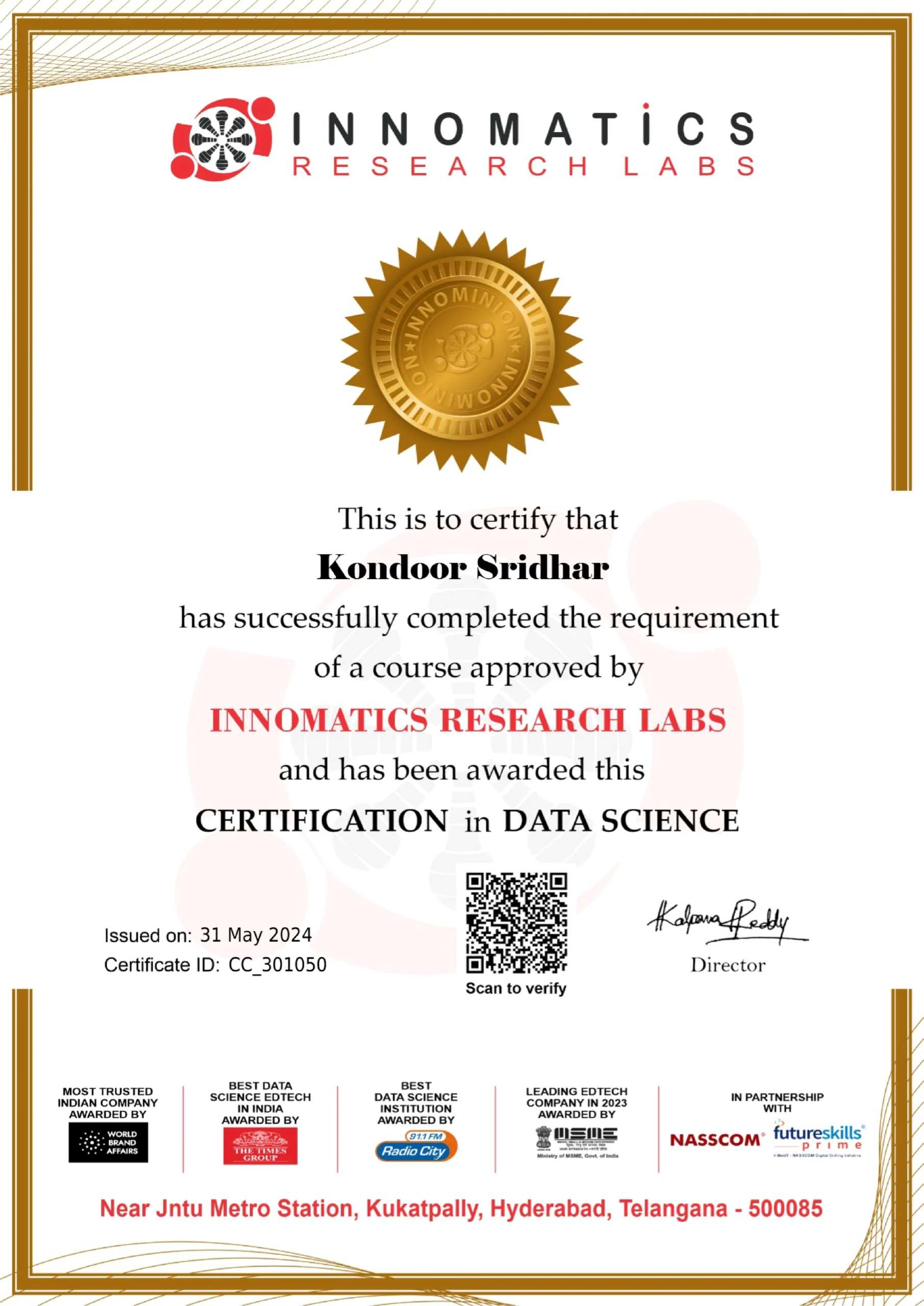 certification