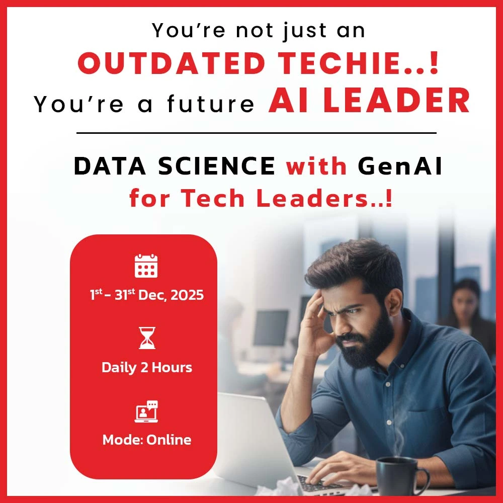 Data Science for Techies Full stack development course in Hyderabad